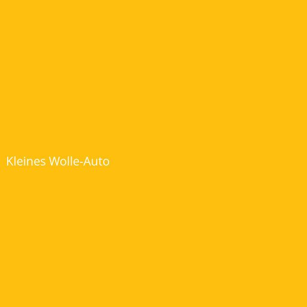 Kleines Wolle-Auto