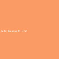 Gutes Baumwolle-Hemd