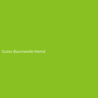 Gutes Baumwolle-Hemd