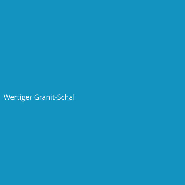 Wertiger Granit-Schal