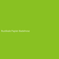 Rustikale Papier-Badehose