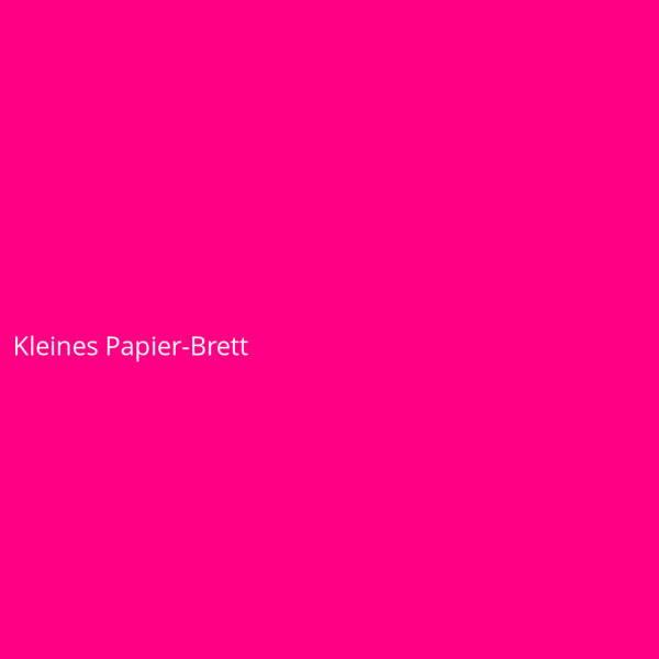 Kleines Papier-Brett